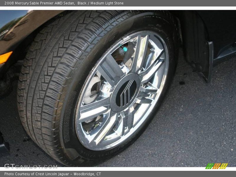 Black / Medium Light Stone 2008 Mercury Sable Premier AWD Sedan