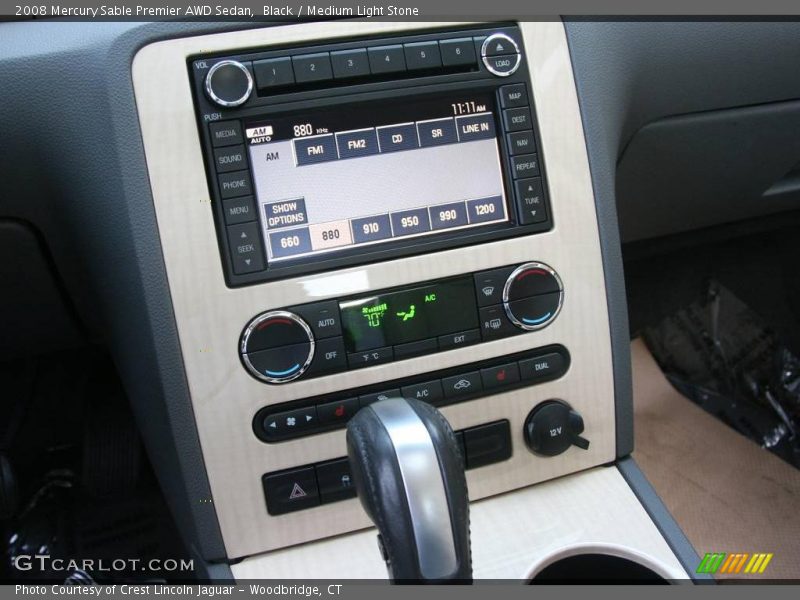 Black / Medium Light Stone 2008 Mercury Sable Premier AWD Sedan