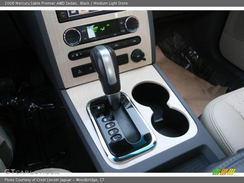 Black / Medium Light Stone 2008 Mercury Sable Premier AWD Sedan