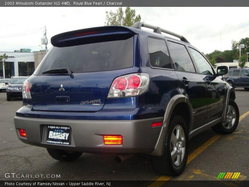 Royal Blue Pearl / Charcoal 2003 Mitsubishi Outlander XLS 4WD