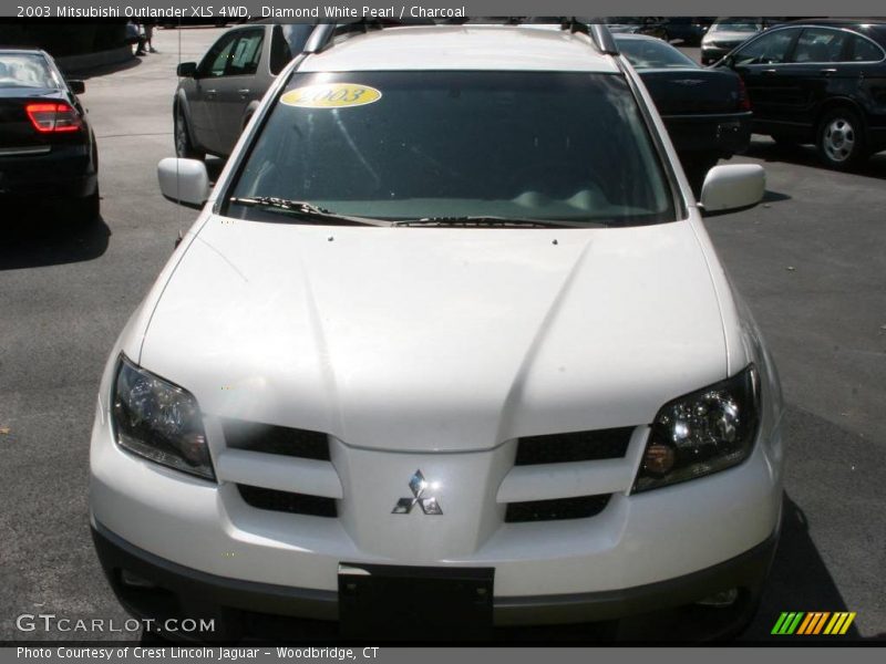 Diamond White Pearl / Charcoal 2003 Mitsubishi Outlander XLS 4WD