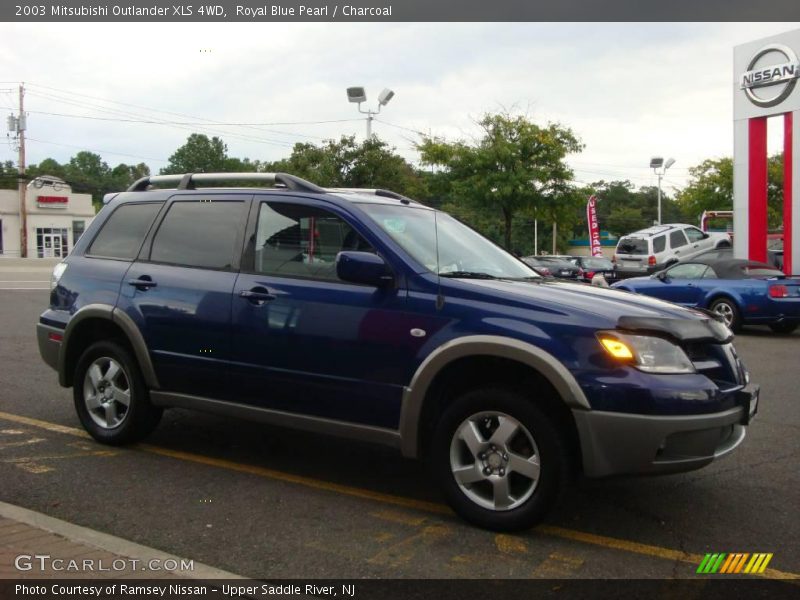 Royal Blue Pearl / Charcoal 2003 Mitsubishi Outlander XLS 4WD