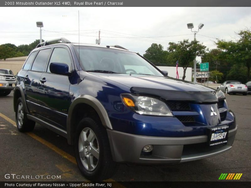 Royal Blue Pearl / Charcoal 2003 Mitsubishi Outlander XLS 4WD