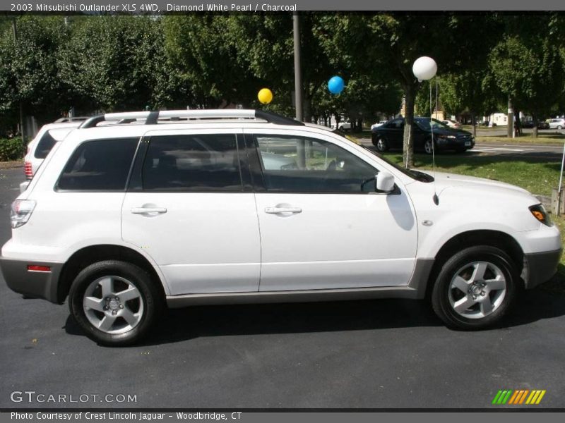 Diamond White Pearl / Charcoal 2003 Mitsubishi Outlander XLS 4WD