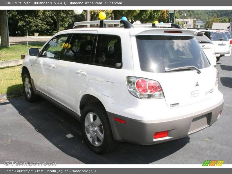 Diamond White Pearl / Charcoal 2003 Mitsubishi Outlander XLS 4WD