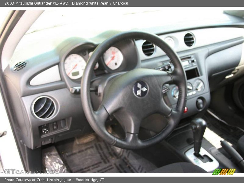 Diamond White Pearl / Charcoal 2003 Mitsubishi Outlander XLS 4WD