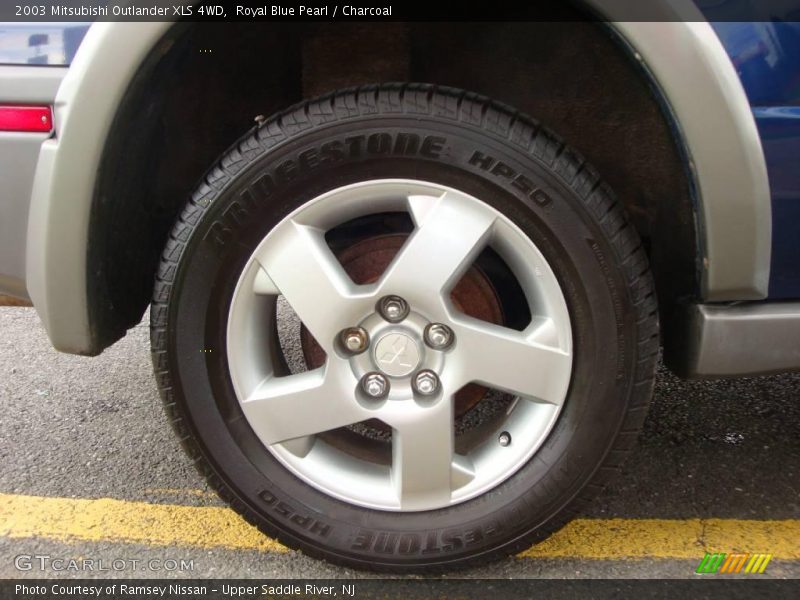 Royal Blue Pearl / Charcoal 2003 Mitsubishi Outlander XLS 4WD