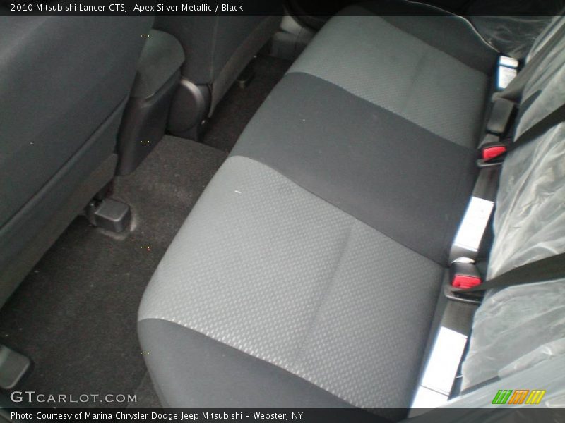Apex Silver Metallic / Black 2010 Mitsubishi Lancer GTS