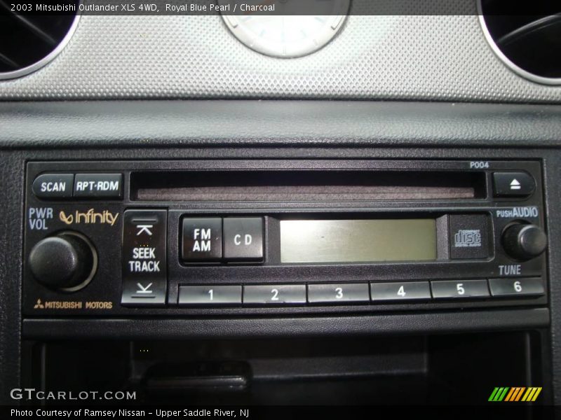 Royal Blue Pearl / Charcoal 2003 Mitsubishi Outlander XLS 4WD