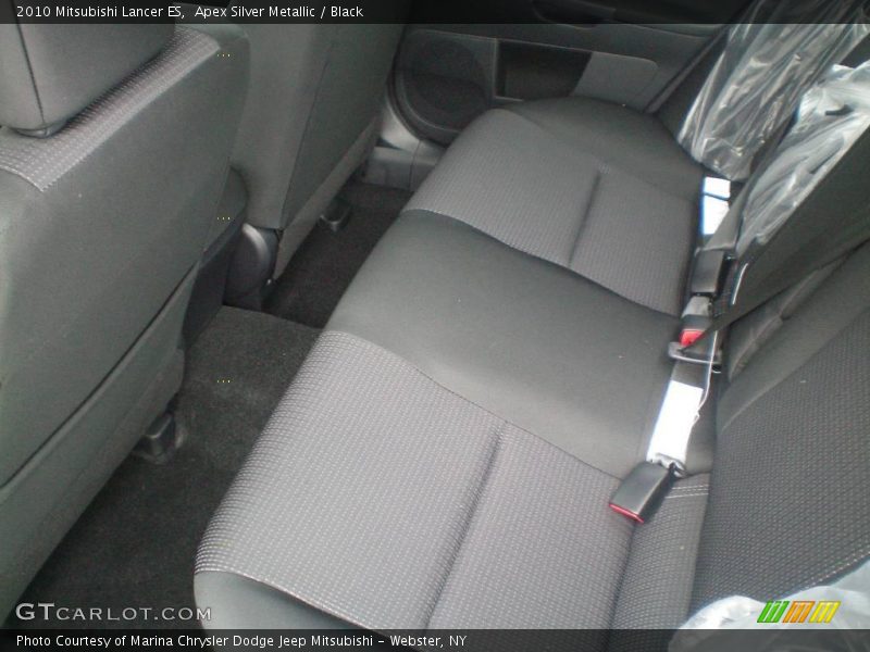 Apex Silver Metallic / Black 2010 Mitsubishi Lancer ES