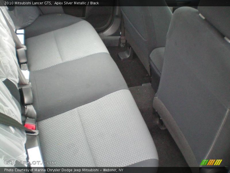 Apex Silver Metallic / Black 2010 Mitsubishi Lancer GTS