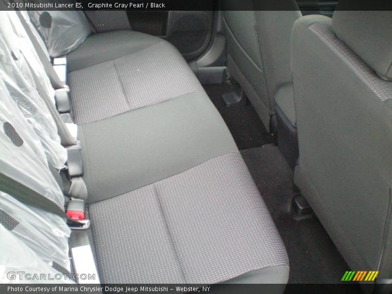 Graphite Gray Pearl / Black 2010 Mitsubishi Lancer ES