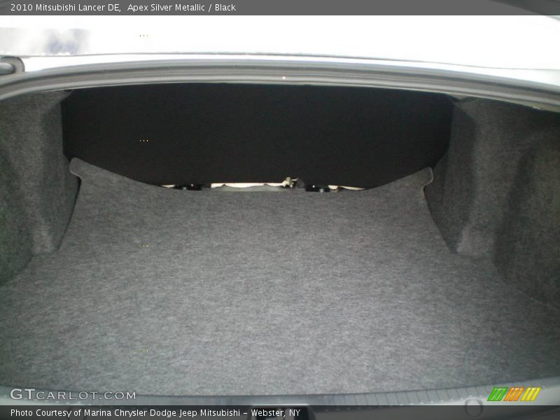 Apex Silver Metallic / Black 2010 Mitsubishi Lancer DE