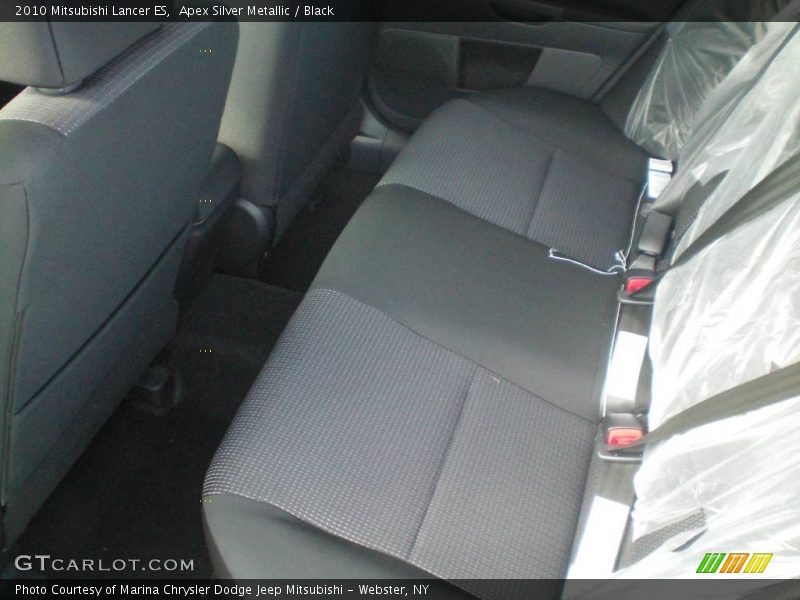 Apex Silver Metallic / Black 2010 Mitsubishi Lancer ES