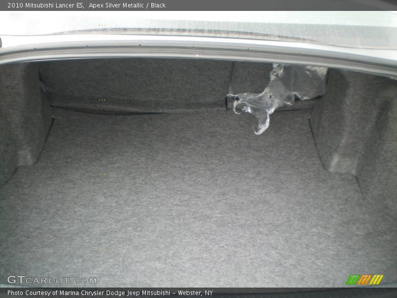 Apex Silver Metallic / Black 2010 Mitsubishi Lancer ES
