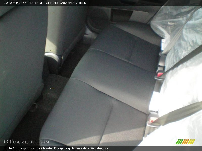Graphite Gray Pearl / Black 2010 Mitsubishi Lancer DE