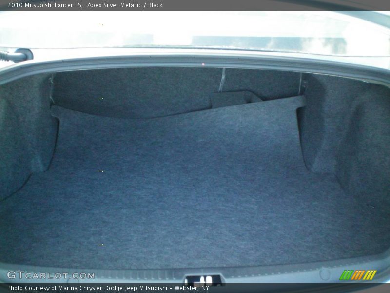 Apex Silver Metallic / Black 2010 Mitsubishi Lancer ES