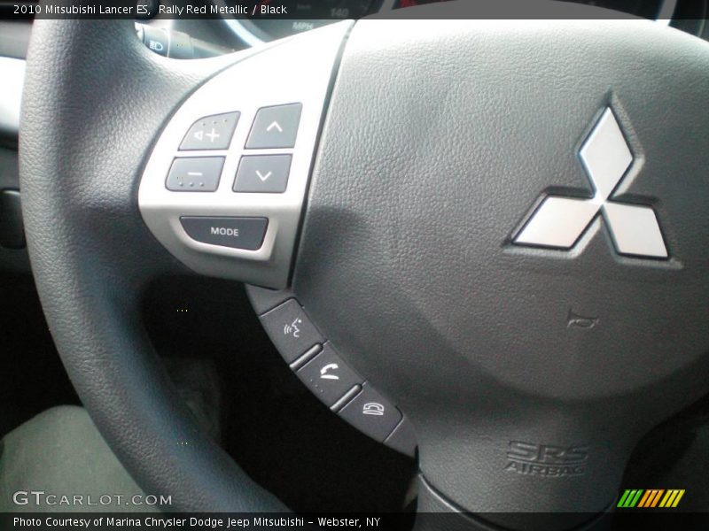 Rally Red Metallic / Black 2010 Mitsubishi Lancer ES
