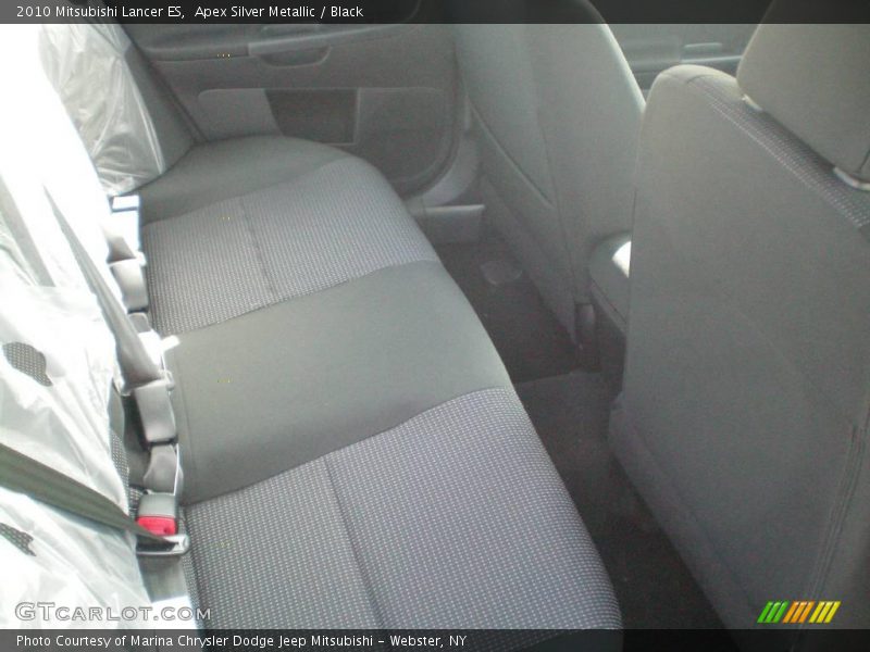 Apex Silver Metallic / Black 2010 Mitsubishi Lancer ES