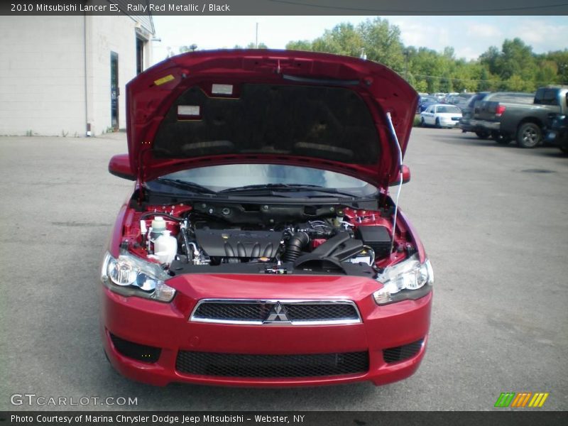 Rally Red Metallic / Black 2010 Mitsubishi Lancer ES