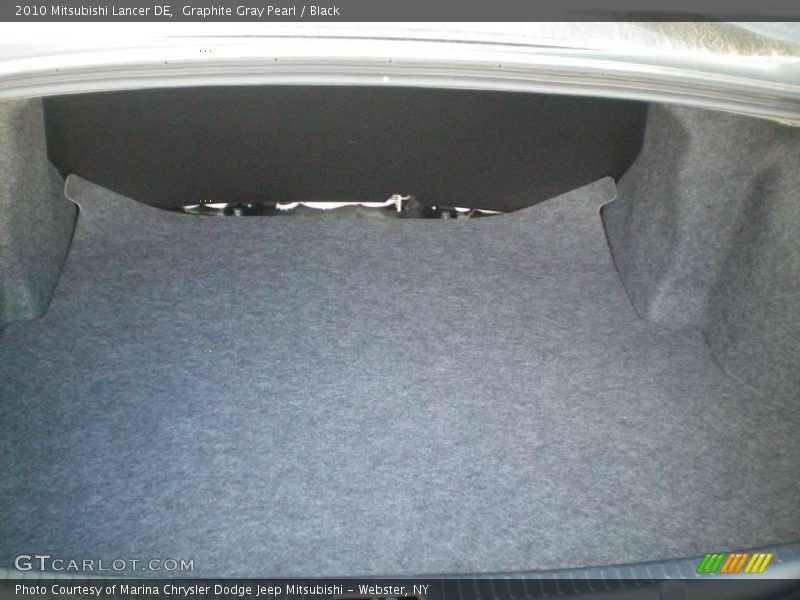 Graphite Gray Pearl / Black 2010 Mitsubishi Lancer DE