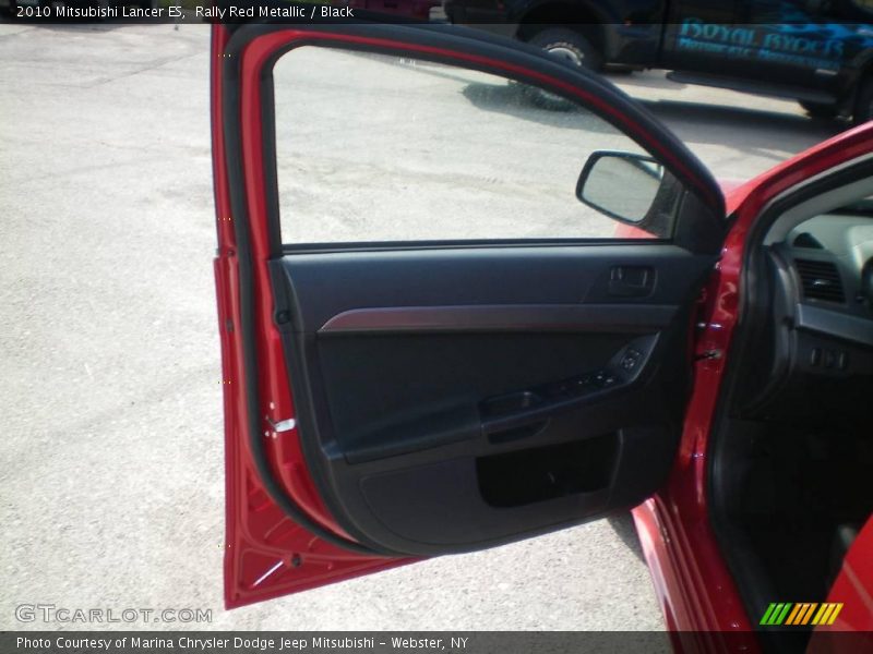 Rally Red Metallic / Black 2010 Mitsubishi Lancer ES