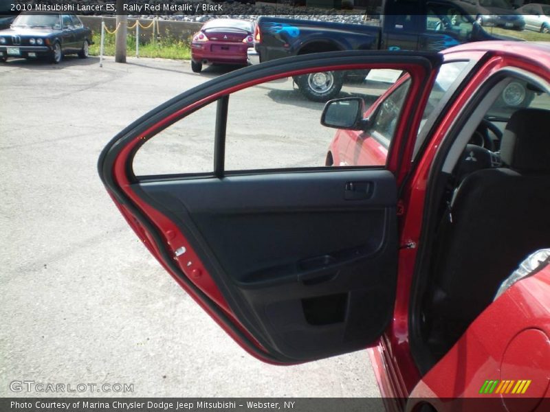 Rally Red Metallic / Black 2010 Mitsubishi Lancer ES