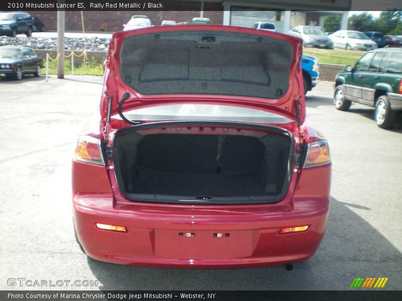 Rally Red Metallic / Black 2010 Mitsubishi Lancer ES