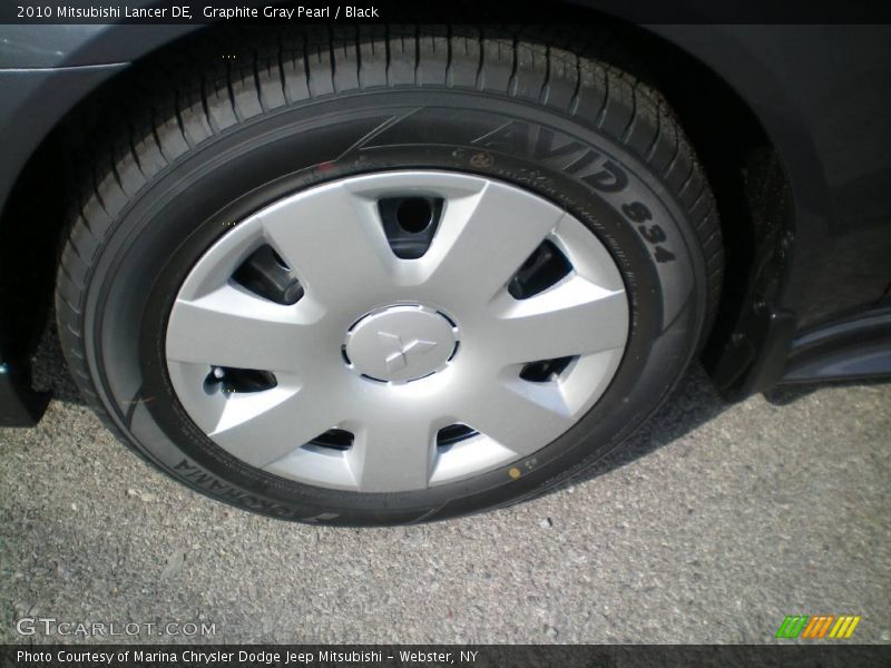 Graphite Gray Pearl / Black 2010 Mitsubishi Lancer DE