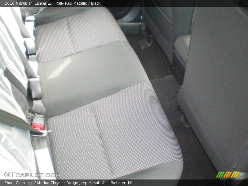 Rally Red Metallic / Black 2010 Mitsubishi Lancer ES