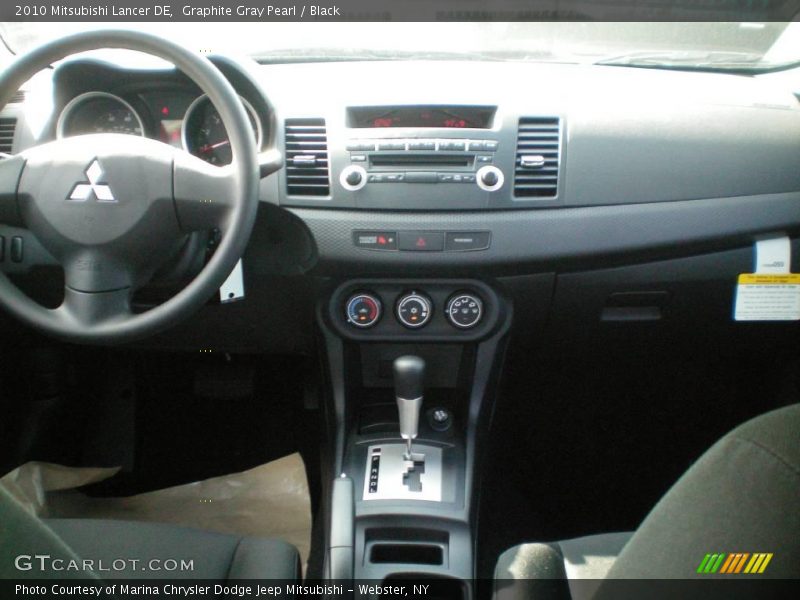 Graphite Gray Pearl / Black 2010 Mitsubishi Lancer DE