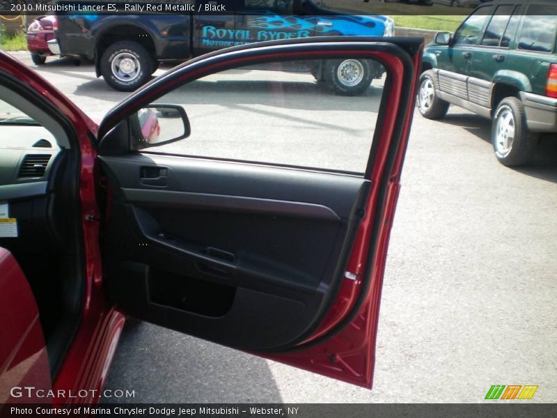 Rally Red Metallic / Black 2010 Mitsubishi Lancer ES