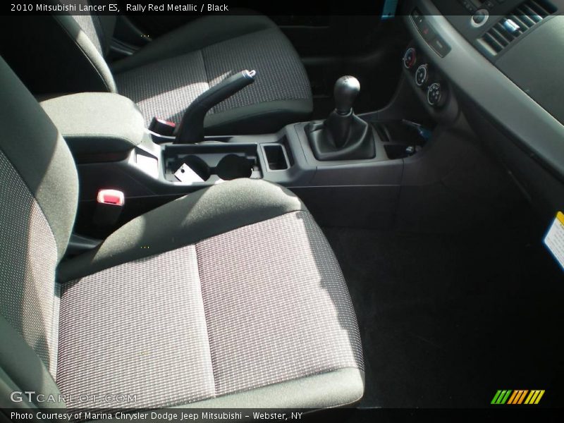 Rally Red Metallic / Black 2010 Mitsubishi Lancer ES
