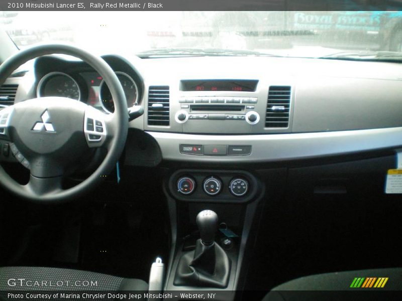 Rally Red Metallic / Black 2010 Mitsubishi Lancer ES
