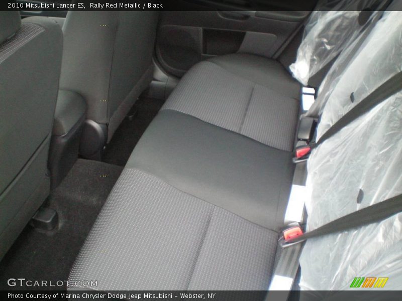 Rally Red Metallic / Black 2010 Mitsubishi Lancer ES