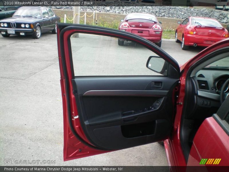 Rally Red Metallic / Black 2010 Mitsubishi Lancer ES