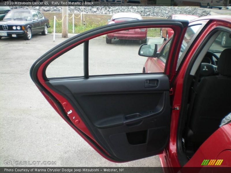 Rally Red Metallic / Black 2010 Mitsubishi Lancer ES