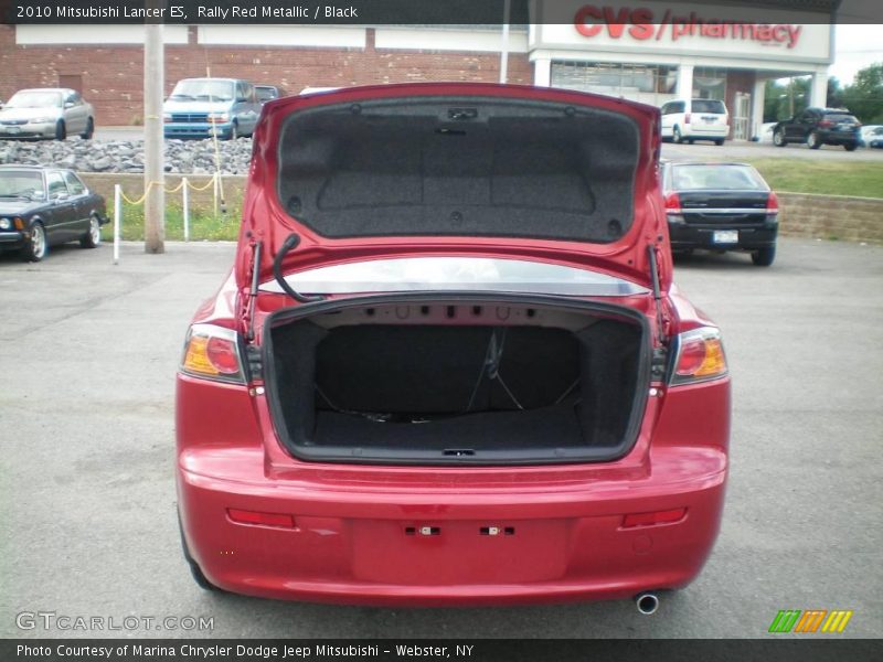 Rally Red Metallic / Black 2010 Mitsubishi Lancer ES