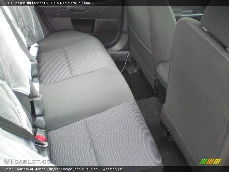 Rally Red Metallic / Black 2010 Mitsubishi Lancer ES