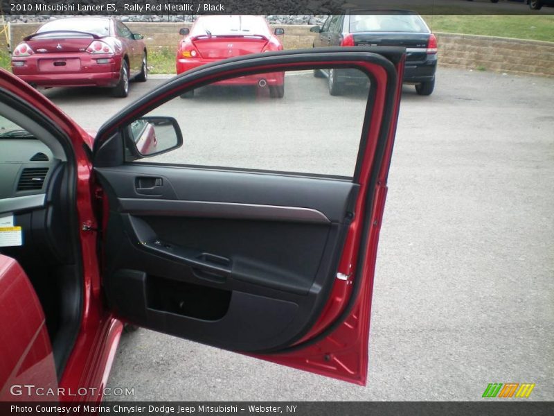 Rally Red Metallic / Black 2010 Mitsubishi Lancer ES