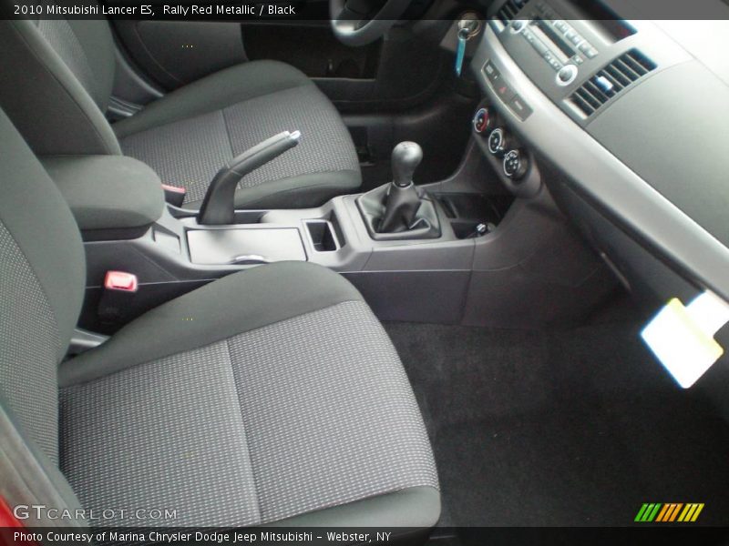 Rally Red Metallic / Black 2010 Mitsubishi Lancer ES
