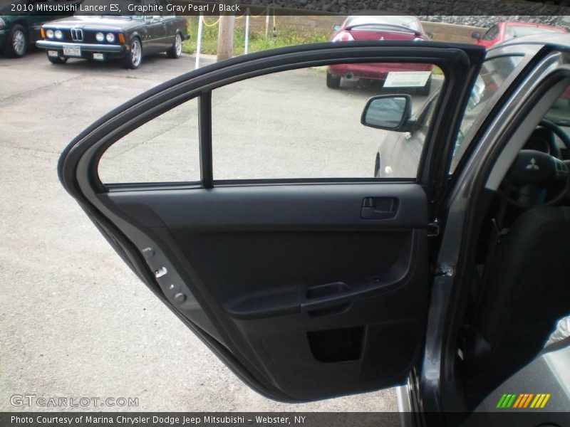 Graphite Gray Pearl / Black 2010 Mitsubishi Lancer ES