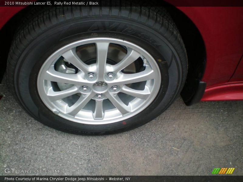 Rally Red Metallic / Black 2010 Mitsubishi Lancer ES