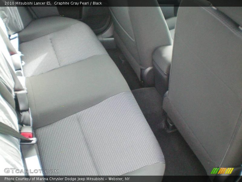 Graphite Gray Pearl / Black 2010 Mitsubishi Lancer ES