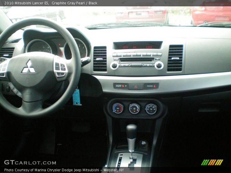 Graphite Gray Pearl / Black 2010 Mitsubishi Lancer ES