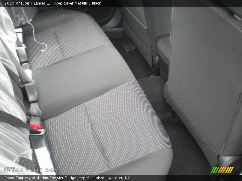 Apex Silver Metallic / Black 2010 Mitsubishi Lancer ES