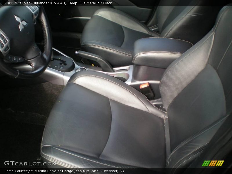 Deep Blue Metallic / Black 2008 Mitsubishi Outlander XLS 4WD