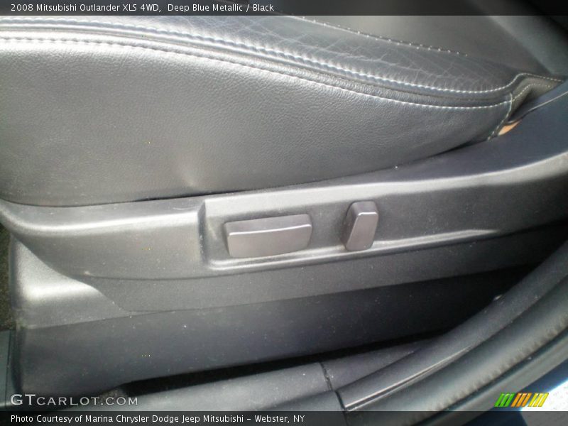 Deep Blue Metallic / Black 2008 Mitsubishi Outlander XLS 4WD