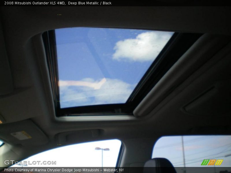 Deep Blue Metallic / Black 2008 Mitsubishi Outlander XLS 4WD