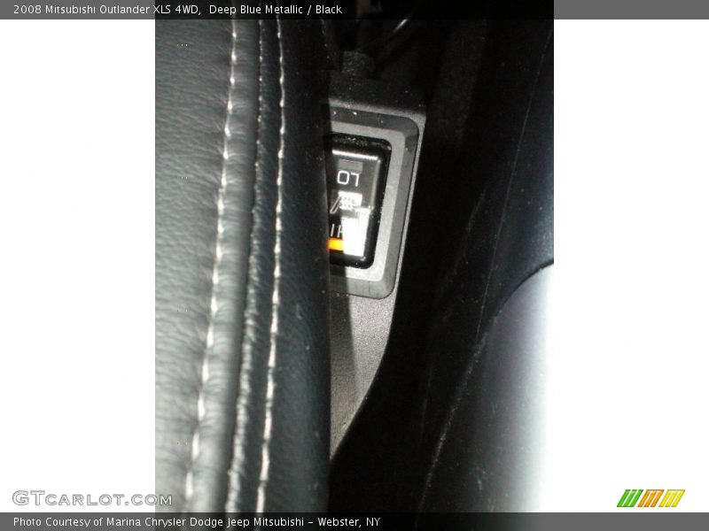 Deep Blue Metallic / Black 2008 Mitsubishi Outlander XLS 4WD